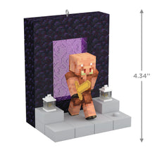 Load image into Gallery viewer, Hallmark Minecraft Nether Portal 2024 Ornament With Light