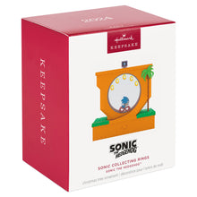 Load image into Gallery viewer, Hallmark Sonic the Hedgehog™ Sonic Collecting Rings 2024 Ornament With Light, Sound and Motion
