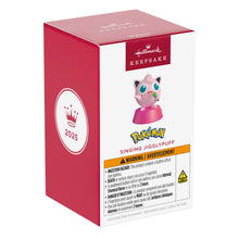 Load image into Gallery viewer, Hallmark Pokémon Singing Jigglypuff 2025 Ornament With Sound