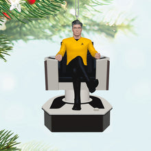 Load image into Gallery viewer, Hallmark Star Trek™: Strange New Worlds Captain Christopher Pike 2024 Ornament With Sound