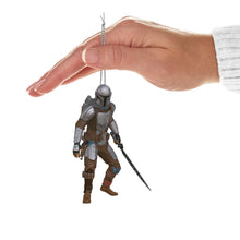 Load image into Gallery viewer, Hallmark Star Wars: The Mandalorian™ Wielding the Darksaber™ 2024 Ornament