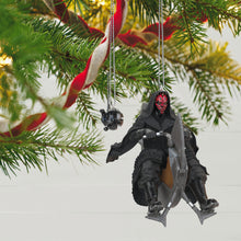 Load image into Gallery viewer, Hallmark Star Wars: The Phantom Menace™ 25th Anniversary Darth Maul™ and Sith Probe Droid™ 2024 Ornaments, Set of 2