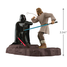 Load image into Gallery viewer, Hallmark Star Wars: Obi-Wan Kenobi™ Face-Off With Darth Vader™ 2024 Ornament With Sound
