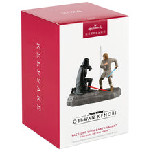 Load image into Gallery viewer, Hallmark Star Wars: Obi-Wan Kenobi™ Face-Off With Darth Vader™ 2024 Ornament With Sound