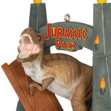 Load image into Gallery viewer, Hallmark Jurassic Park Welcome to Jurassic Park 2024 Ornament With Sound