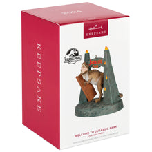 Load image into Gallery viewer, Hallmark Jurassic Park Welcome to Jurassic Park 2024 Ornament With Sound