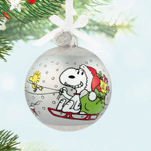 Load image into Gallery viewer, Hallmark Peanuts® 75th Anniversary Special Edition 2025 Glass Ornament