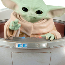 Load image into Gallery viewer, Hallmark Star Wars: The Mandalorian™ Grogu™ in Hovering Pram 2024 Ornament With Light, Sound and Motion