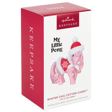 Load image into Gallery viewer, Hallmark Hasbro® My Little Pony Winter Chic Cotton Candy™ 2024 Ornament
