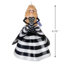 Load image into Gallery viewer, Hallmark Barbie™ 65th Anniversary Blue Sapphire 2024 Porcelain and Fabric Ornament