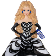 Load image into Gallery viewer, Hallmark Barbie™ 65th Anniversary Blue Sapphire 2024 Porcelain and Fabric Ornament