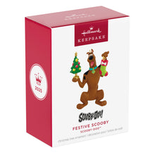 Load image into Gallery viewer, Hallmark Scooby-Doo™ Festive Scooby 2025 Ornament *coming in Oct