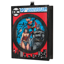 Load image into Gallery viewer, Hallmark DC Comics™ 90th Anniversary DC Through the Ages 2025 Papercraft Ornament *coming in Oct