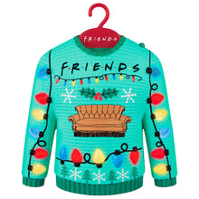 Load image into Gallery viewer, Hallmark Friends Could We Be Any More Festive? 2025 Sweater Musical Ornament With Light *coming in Oct