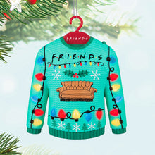 Load image into Gallery viewer, Hallmark Friends Could We Be Any More Festive? 2025 Sweater Musical Ornament With Light *coming in Oct