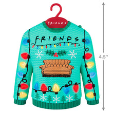 Load image into Gallery viewer, Hallmark Friends Could We Be Any More Festive? 2025 Sweater Musical Ornament With Light *coming in Oct