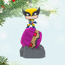 Load image into Gallery viewer, Hallmark Marvel X-Men Wolverine Defeats Sentinel Funko POP!® 2025 Ornament With Light