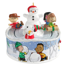 Load image into Gallery viewer, Hallmark The Peanuts® Gang Let's Go Sledding! 2025 Musical Ornament With Light and Motion
