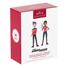 Load image into Gallery viewer, Hallmark Star Trek™: Lower Decks Ensigns Beckett Mariner and Bradward Boimler 2025 Ornaments, Set of 2