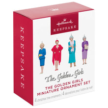 Load image into Gallery viewer, Hallmark Mini The Golden Girls 2024 Ornaments, Set of 4