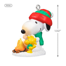 Load image into Gallery viewer, Hallmark Mini Peanuts® Winter Fun With Snoopy 2024 Ornament, 1.02"
