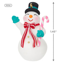 Load image into Gallery viewer, Hallmark Mini Nostalgic Snowman 2024 Ornament, 1.45"