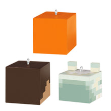 Load image into Gallery viewer, Hallmark Mini Minecraft Alex, Steve and Arctic Fox 2025 Ornaments, Set of 3