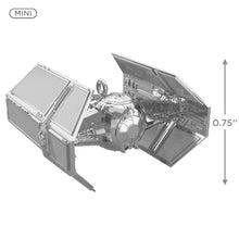 Load image into Gallery viewer, Hallmark Mini Star Wars™ Darth Vader's TIE Fighter™ 2025 Ornament, 0.75"