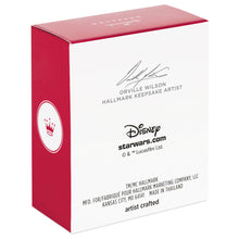 Load image into Gallery viewer, Hallmark Mini Star Wars™ Darth Vader's TIE Fighter™ 2025 Ornament, 0.75"