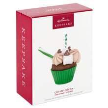 Load image into Gallery viewer, Hallmark Christmas Cupcakes Cup of Cocoa 2024 Ornament