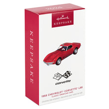 Load image into Gallery viewer, Hallmark Classic American Cars 1968 Chevrolet® Corvette® L88 2024 Metal Ornament