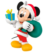 Load image into Gallery viewer, Hallmark Disney All About Mickey! Santa Mickey 2024 Ornament