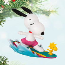 Load image into Gallery viewer, Hallmark Peanuts® Spotlight on Snoopy Surf's Up! 2024 Ornament