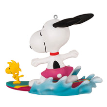 Load image into Gallery viewer, Hallmark Peanuts® Spotlight on Snoopy Surf's Up! 2024 Ornament