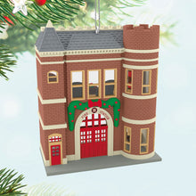 Load image into Gallery viewer, Hallmark Nostalgic Houses and Shops Keepsake Korners Firehouse 2025 Ornament