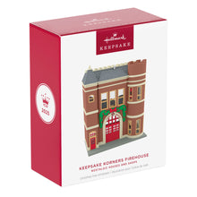Load image into Gallery viewer, Hallmark Nostalgic Houses and Shops Keepsake Korners Firehouse 2025 Ornament