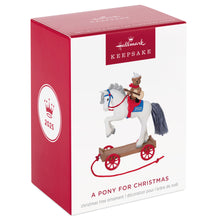 Load image into Gallery viewer, Hallmark A Pony for Christmas 2025 Ornament