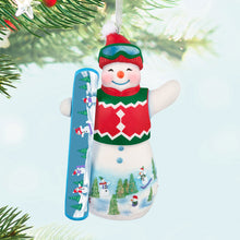 Load image into Gallery viewer, Hallmark Snowtop Lodge Ollie U. Halfpipe 2025 Porcelain Ornament