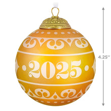Load image into Gallery viewer, Hallmark Christmas Commemorative 2025 Ball Glass Ornament *coming in Oct