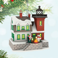 Load image into Gallery viewer, Hallmark Holiday Lighthouse 2025 Ornament With Light