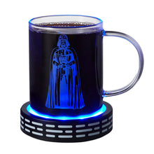 Load image into Gallery viewer, Hallmark Star Wars™ Darth Vader™ Holographic Light-Up Mug With Base, 13 oz.