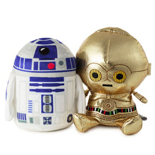 Load image into Gallery viewer, Hallmark Better Together Star Wars™ R2-D2™ and C-3PO™ Magnetic Plush Pair With Sound, 6.25" H