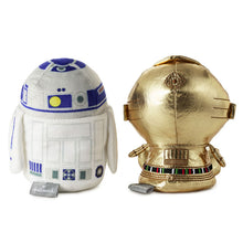 Load image into Gallery viewer, Hallmark Better Together Star Wars™ R2-D2™ and C-3PO™ Magnetic Plush Pair With Sound, 6.25" H