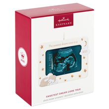 Load image into Gallery viewer, Hallmark Sweetest Dream Come True 2025 Photo Frame Porcelain Ornament