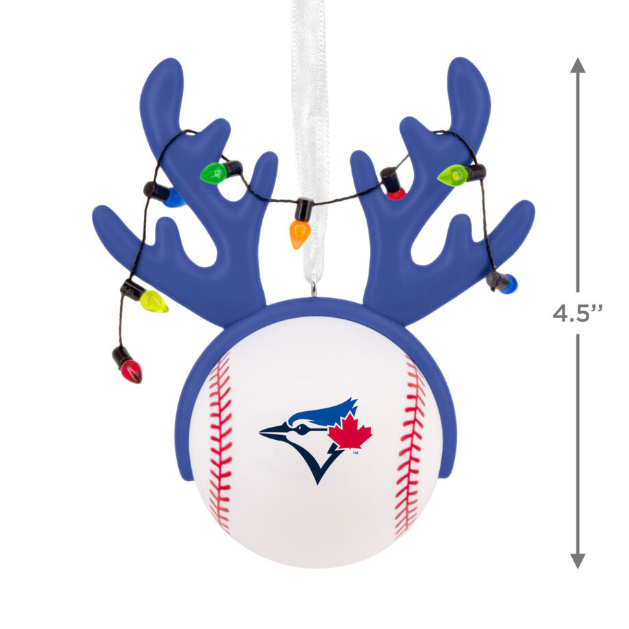 Hallmark MLB Toronto Blue Jays Reindeer Baseball Ornament