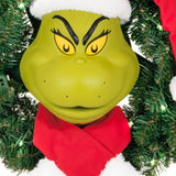 Hallmark Dr. Seuss's How the Grinch Stole Christmas!™ The Grinch Wreath With Light, Sound and Motion, 24”