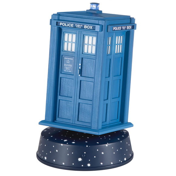 Hallmark Doctor Who 60th Anniversary TARDIS Tabletop Decoration With Light, Sound and Motion