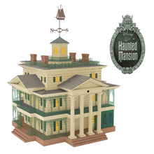 Load image into Gallery viewer, Hallmark Disney The Haunted Mansion Collection Disneyland Manor Tree Topper With Light and Sound
