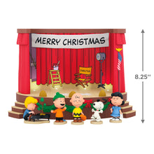Load image into Gallery viewer, Hallmark The Peanuts® Gang Merry Christmas, Charlie Brown! Tabletop Decoration With Light and Sound
