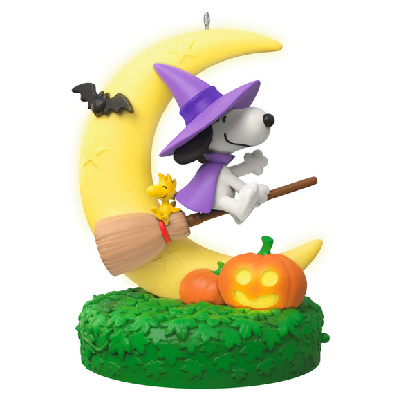 Hallmark The Peanuts® Gang Snoopy's Moonlit Mischief Musical Ornament With Light